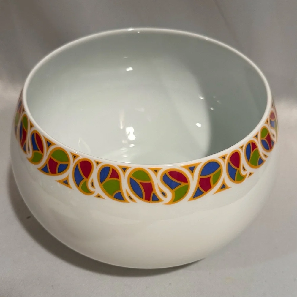 Mikasa Pivotal White Ceramic Serving Bowl Ben Seibel